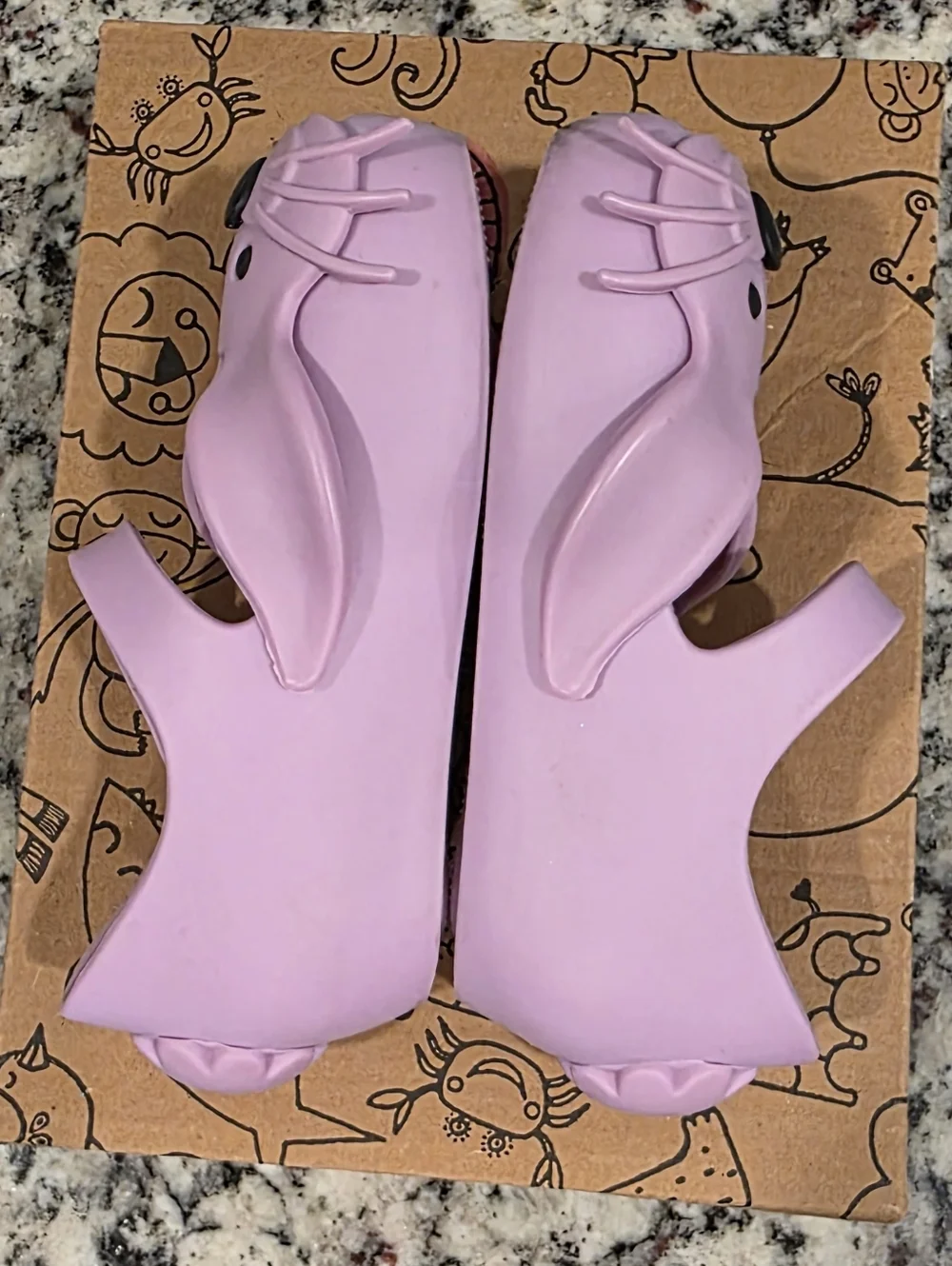 Mini Melissa Ultragirl Rabbit Mary Janes in Purple - Size 6 - EUC